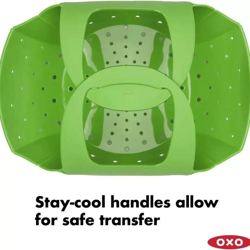 OXO Soft Works Silicone Pressure Cooker or Standard Pot Steamer Accessory NWT